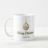 Personalisierter Weihnachtsbecher Nordic Script Na Kaffeetasse (Links)