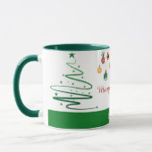 Personalisierter Weihnachtsbecher Tasse (Links)