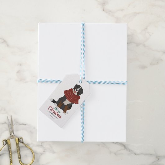 Personalisierter Weihnachtsberner Geschenkanhänger (Mit Garn)