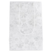 Personalisierter Weihnachtsbeutel mit niedlichem W Mittlere Geschenktüte (Rückseite)