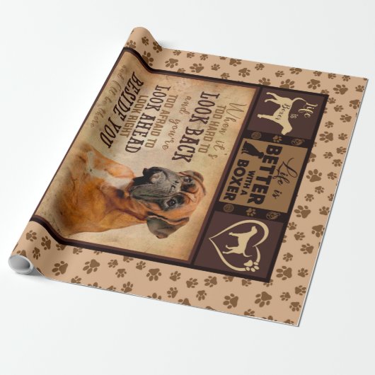 Personalisierter Weihnachtsblanket, das Leben ist Geschenkpapier (Ungerollt)