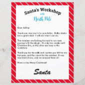 Personalisierter Weihnachtsbrief Antwort vom Weihn (Vorderseite)