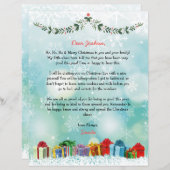 Personalisierter Weihnachtsbrief von Nordpol (Vorne/Hinten)