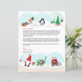 Personalisierter Weihnachtsbrief von Santa (Stehend Vorderseite)