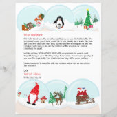 Personalisierter Weihnachtsbrief von Santa (Vorderseite)