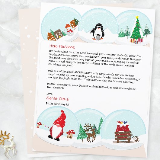 Personalisierter Weihnachtsbrief von Santa