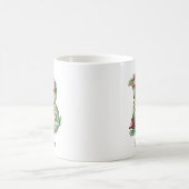 Personalisierter Weihnachtsbuchstabe B Initiale Kaffeetasse (Mittel)