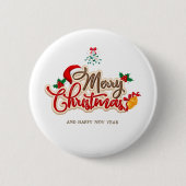 Personalisierter Weihnachtsbutton – Maßgeschneider Button (Vorderseite)