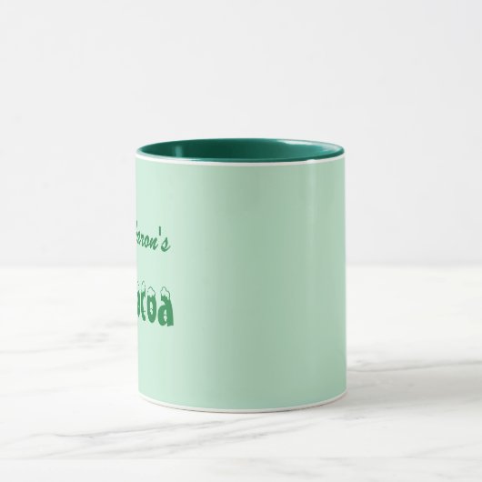 Personalisierter Weihnachtself Cocoa Tasse Geschen (Zentrum)