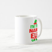 Personalisierter Weihnachtself Kaffeetasse (VorderseiteRechts)