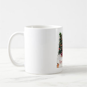 Personalisierter Weihnachtsfamilien-Fotorahmen F Kaffeetasse