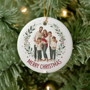 Personalisierter Weihnachtsfamilienschmuck Indiv Keramik Ornament