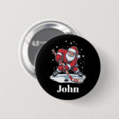 Personalisierter Weihnachtsfeiertag Button (Vorne & Hinten)
