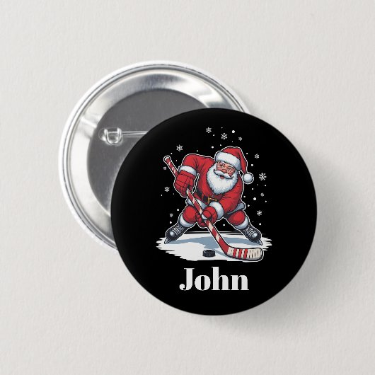 Personalisierter Weihnachtsfeiertag Button (Vorne & Hinten)