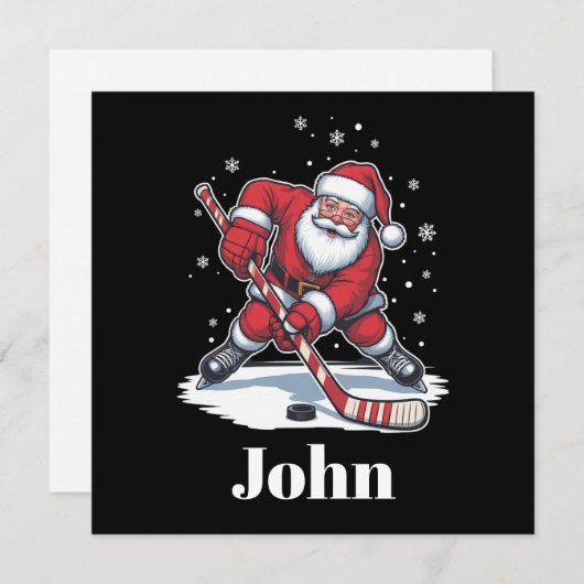 Personalisierter Weihnachtsfeiertag Feiertagskarte (Vorne/Hinten)