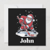 Personalisierter Weihnachtsfeiertag Feiertagskarte (Vorderseite)