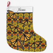 Personalisierter Weihnachtsfeiertag - Monarchen-Co Großer Weihnachtsstrumpf (Vorderseite)