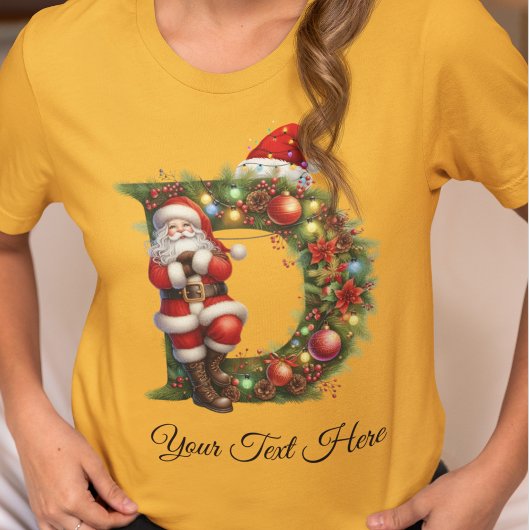 Personalisierter Weihnachtsfeiertag T-Shirt