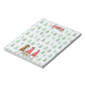 Personalisierter Weihnachtsgenome Notepad Notizblock (Rotiert)