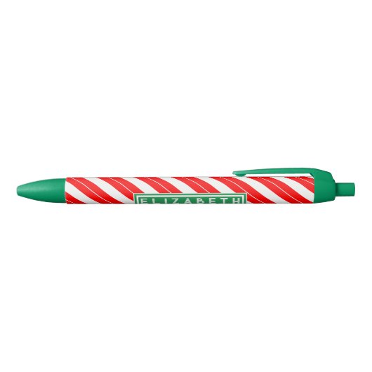 Personalisierter Weihnachtsgeschenk Blue Ink Pen Kugelschreiber (Oberseite)