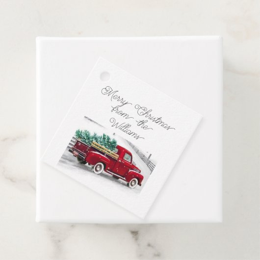 Personalisierter Weihnachtsgeschenk Geschenkanhänger (Beispiel)