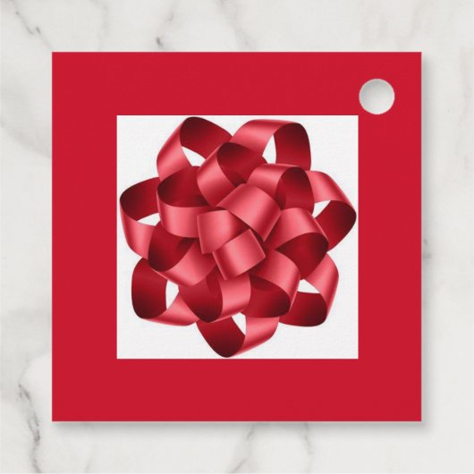 Personalisierter Weihnachtsgeschenk Geschenkanhänger (Rückseite)