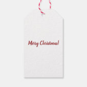 Personalisierter Weihnachtsgeschenk mit Geschenkka Geschenkanhänger (Rückseite)