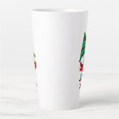 Personalisierter Weihnachtsgnom Holing eine Gesche Milchtasse (Vorderseite)