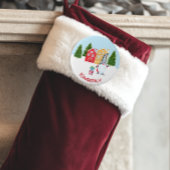 Personalisierter Weihnachtsgnome Button