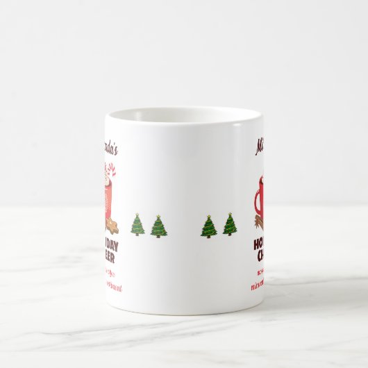 Personalisierter Weihnachtskaffee Kaffeetasse (Mittel)