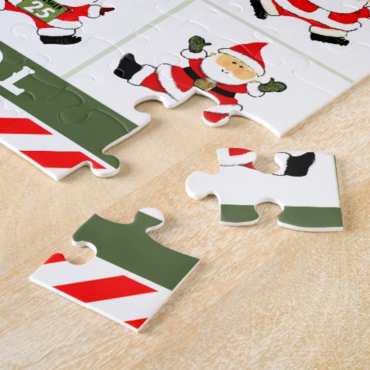 personalisierter Weihnachtskalender Puzzle (Seite)