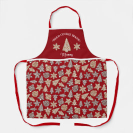Personalisierter Weihnachtskochtopf Baker Custom Schürze