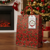 Personalisierter Weihnachtskranz Geschenkanhänger