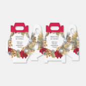 Personalisierter Weihnachtskranz Geschenkschachtel (Ungefaltet)