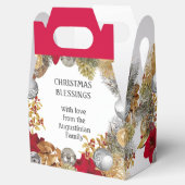 Personalisierter Weihnachtskranz Geschenkschachtel (Geöffnet)