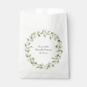 Personalisierter Weihnachtskranz Geschenktütchen (Vorderseite)