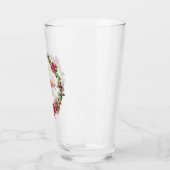 Personalisierter Weihnachtskranz Glas (Links)