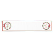Personalisierter Weihnachtskranz Kurzer Tischläufe Tischläufer (Horizontal)