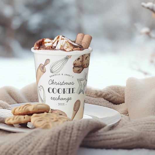 Personalisierter Weihnachtskrümelverkehr Pappbecher