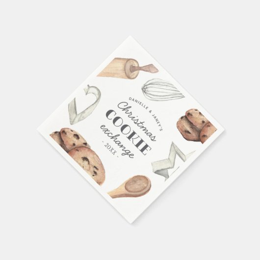 Personalisierter Weihnachtskrümelverkehr Serviette (Ecke)