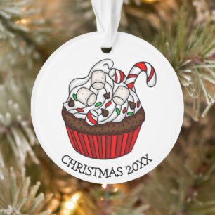 Personalisierter Weihnachtskuchen Ornament