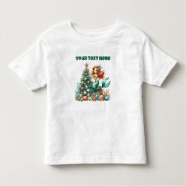 Personalisierter Weihnachtsmaid Kleinkinder T - Sh Kleinkind T-shirt