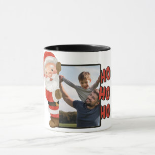 Personalisierter Weihnachtsmann-Foto-Weihnachtsbec Tasse