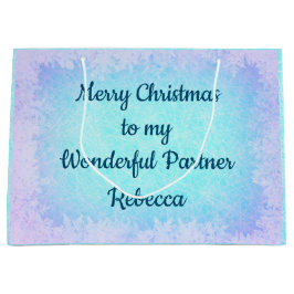 Personalisierter Weihnachtsmann Große Geschenktüte