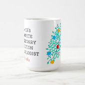 Personalisierter Weihnachtsmann-Lungenfachmann Kaffeetasse (Mittel)