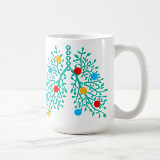 Personalisierter Weihnachtsmann-Lungenfachmann Kaffeetasse