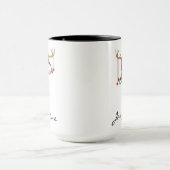 Personalisierter Weihnachtsmann-Monogramm-Becher f Tasse (Zentrum)