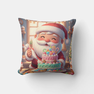 Personalisierter Weihnachtsmann-Süßigkeitenladen-T Kissen