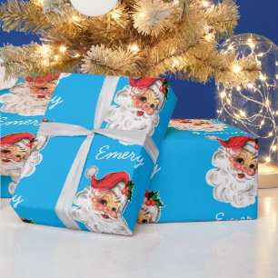 Personalisierter Weihnachtsmann Weihnachten Santa  Geschenkpapier