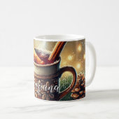 Personalisierter Weihnachtsmarkt Weinwanderwege Ma Kaffeetasse (VorderseiteRechts)